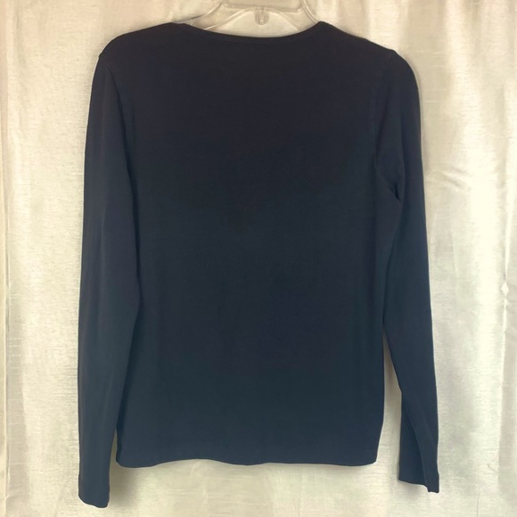 JONES SPORT Knit V-Neck Tee S - Picture 3 of 5